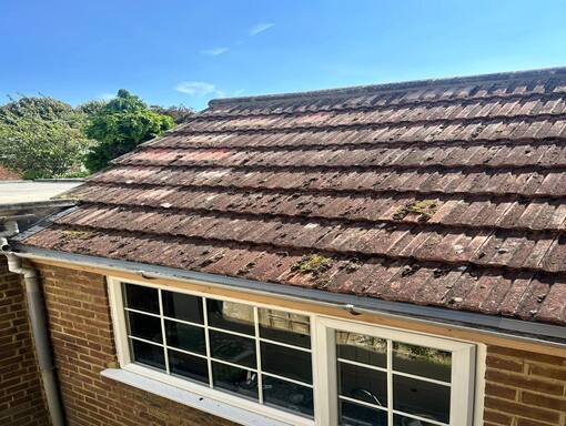 FS Roofing Bagshot 2 This is a photo of a roof needing repair in Bagshot