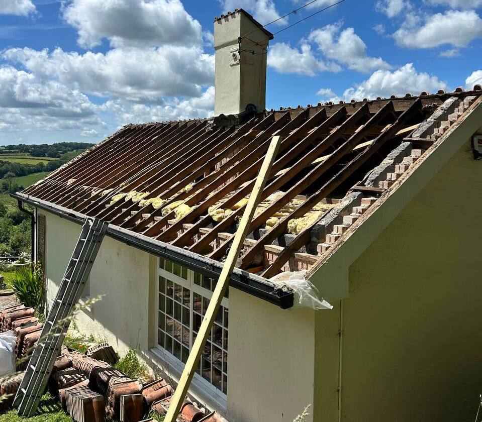 FS Roofing Bagshot 8 This is a photo of a roof being repaired in Bagshot. Installation carried out by FS Roofing Bagshot